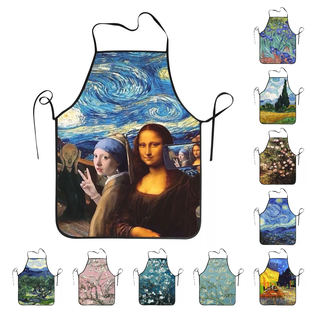 Women Kitchen Accessories - Divertidos delantales con estampado de la