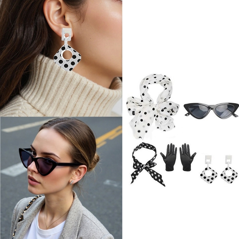 Women'S Accessories In The 1950S - 5 piezas: disfraz de mujer de