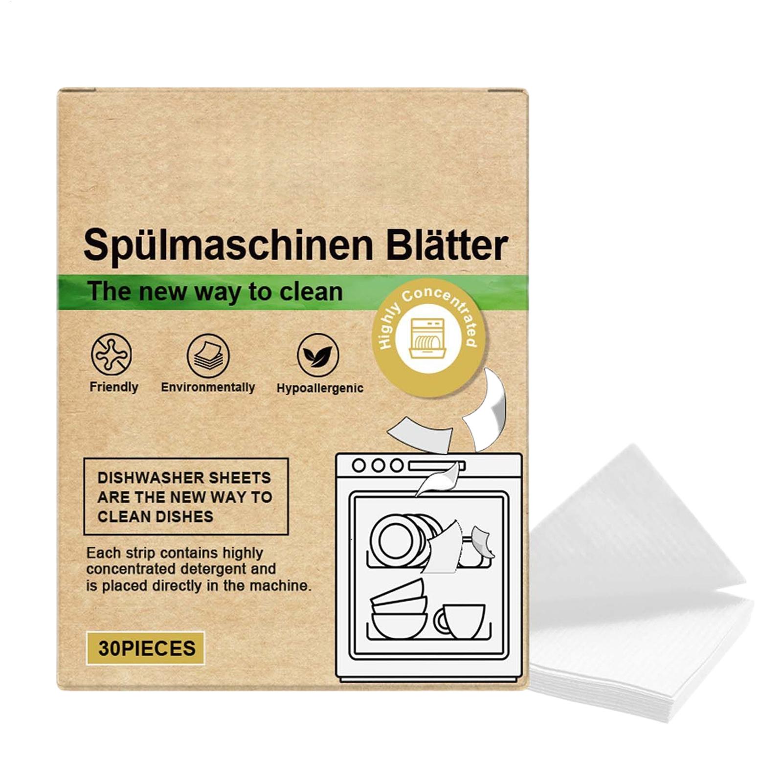 Women Kitchen Accessories - Hojas de limpieza para lavavajillas, papel