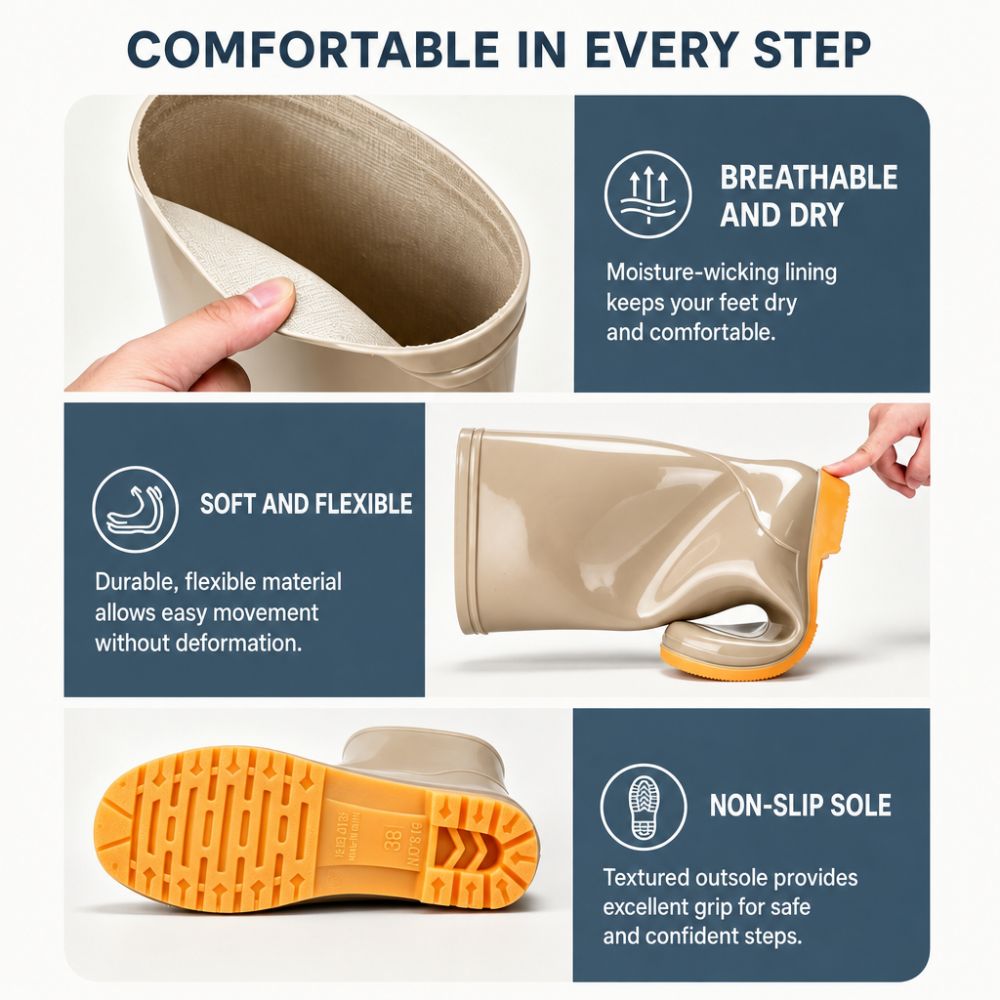 Botas de lluvia largas para mu - Women Kitchen Accessories reseña y precio