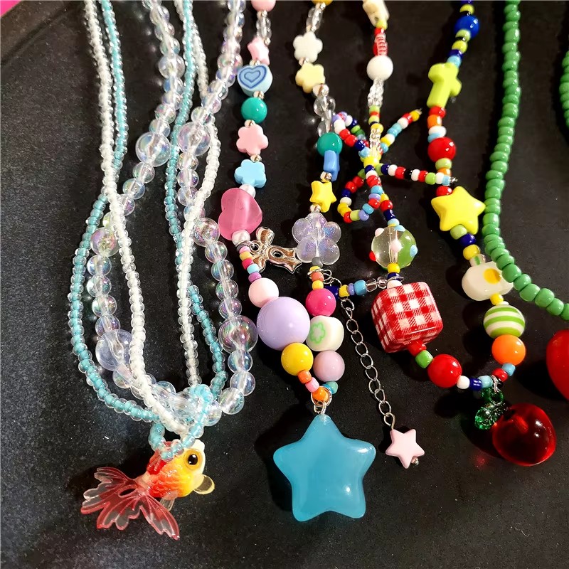 Lindo verano Y2K corazón fruta - Women'S Emo Accessories reseña y precio