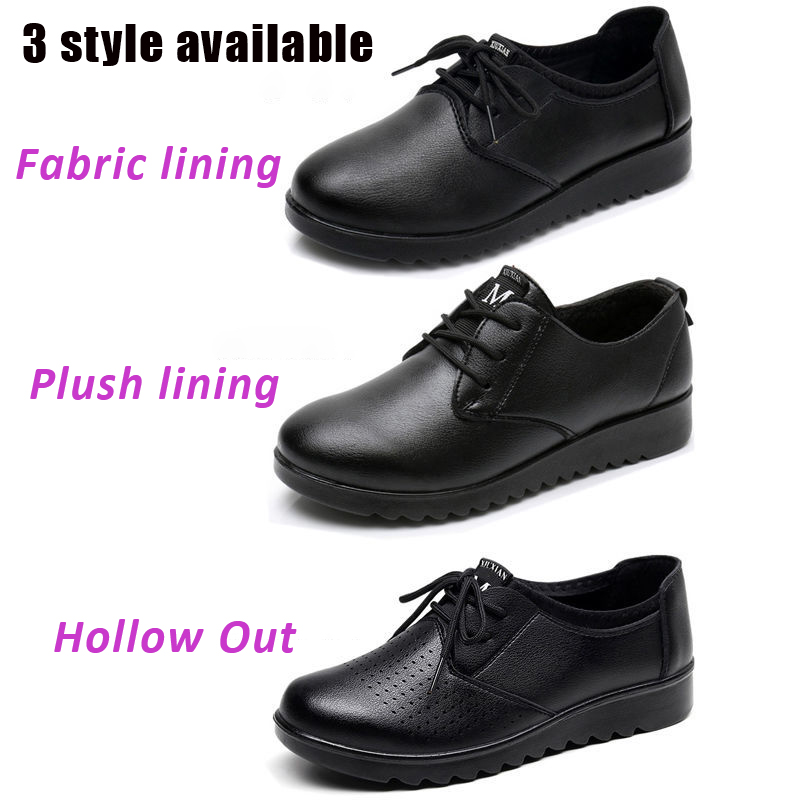 Zapatos Oxford negros lisos pa - Women Kitchen Accessories reseña y precio
