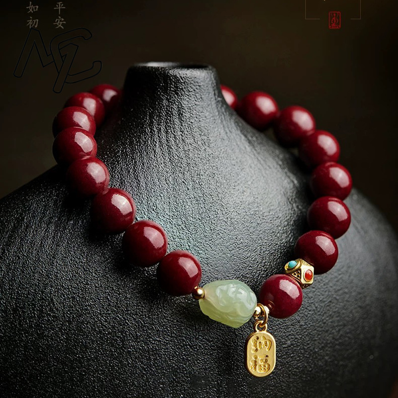 Pulsera de Cinabrio Rojo Natur - Women'S Red Accessories reseña y precio
