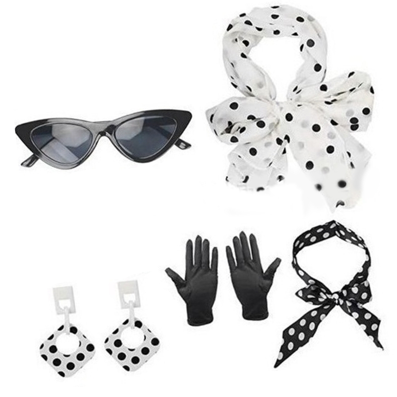 5 piezas: disfraz de mujer de  - Women'S Accessories In The 1950S reseña y precio