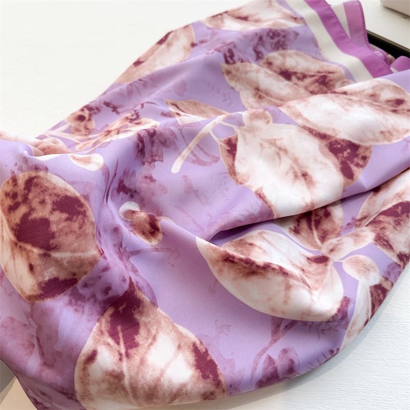 Bufanda cuadrada grande con es - Silk Scarf Square reseña y precio