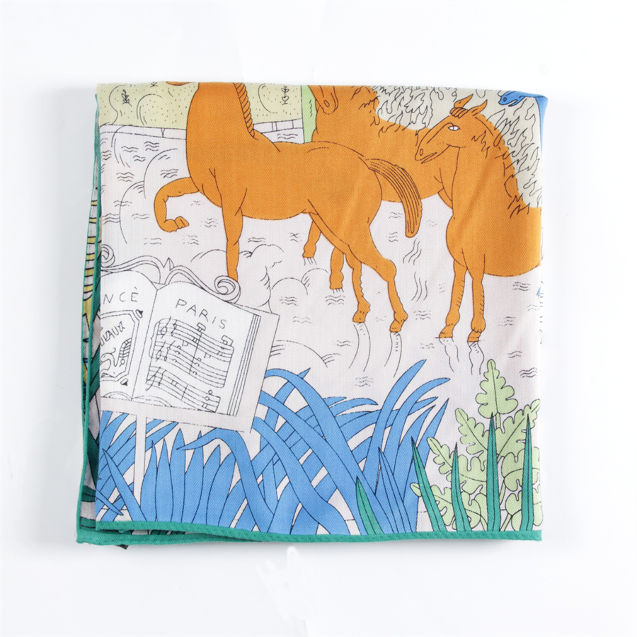 POBING-bufanda de Cachemira de - Silk Scarf Square reseña y precio